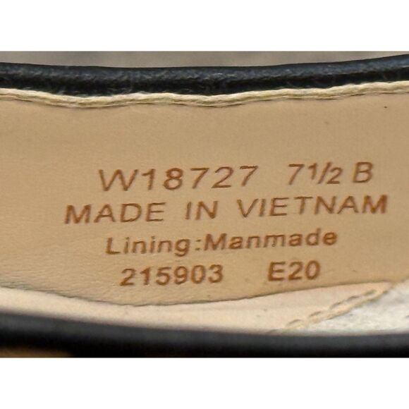 Cole Haan The Go-To Leopard Block Heel Pumps Leather Shoes Size 7.5 - Picture 5 of 6